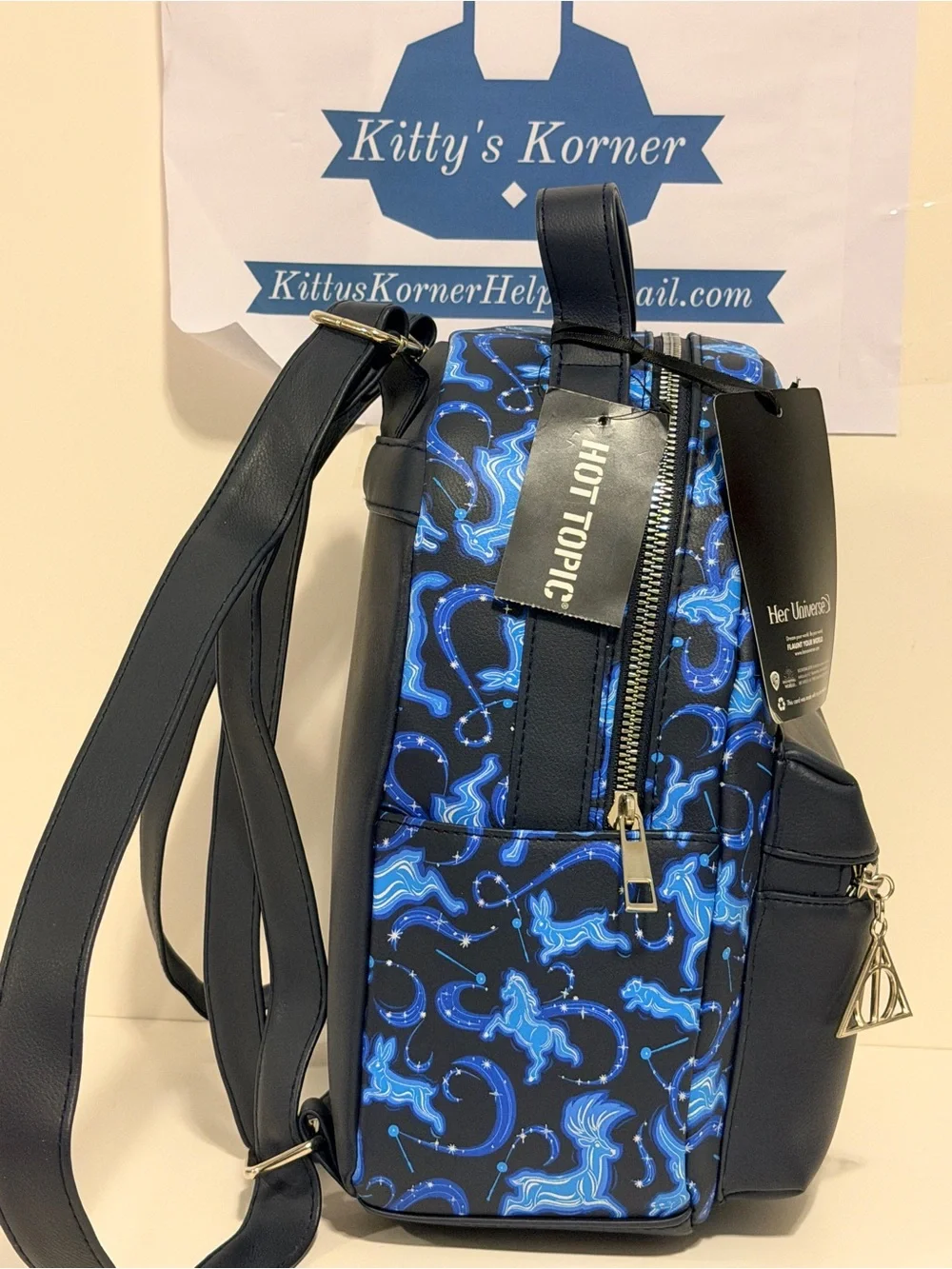 NWT Harry Potter Expecto Patronum Backpack Hogwarts School Bag
